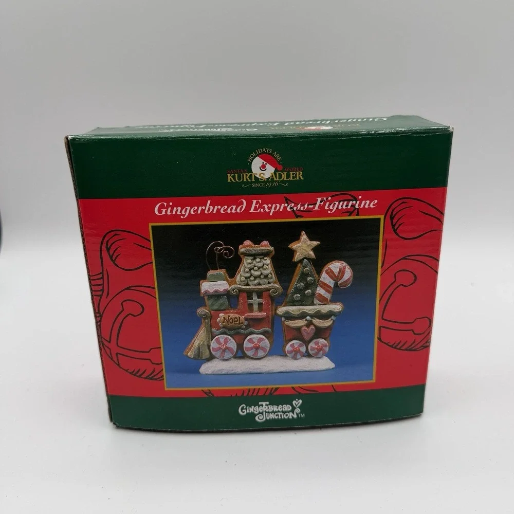 Vintage Kurt‎ S Adler Gingerbread Express Figurine Train 4.5